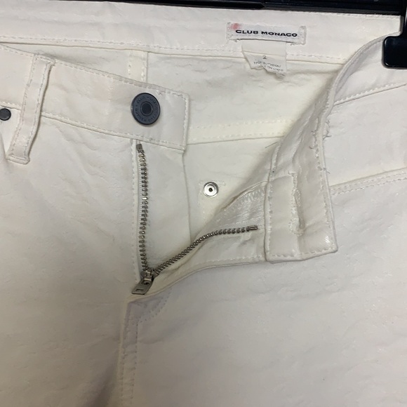 CLUB Monaco white floral print dress pants size 2 - Picture 6 of 14